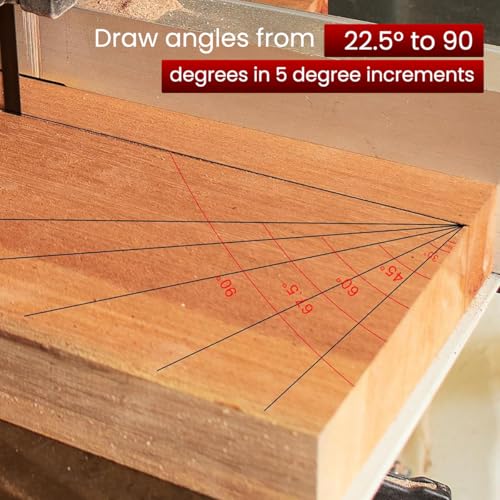 Serplex® Woodworking Triangle Ruler Scribing Aluminum Alloy Etched Metric Scale Multifunctional Drill Guide Gauge 22.5-90 Degree Square Protractor 2PCS Serplex® Woodworking Triangle Ruler Scribing Aluminum Alloy Etched Metric Scale Multifunctional Drill Guide Gauge 22.5-90 Degree Square Protractor 2PCS